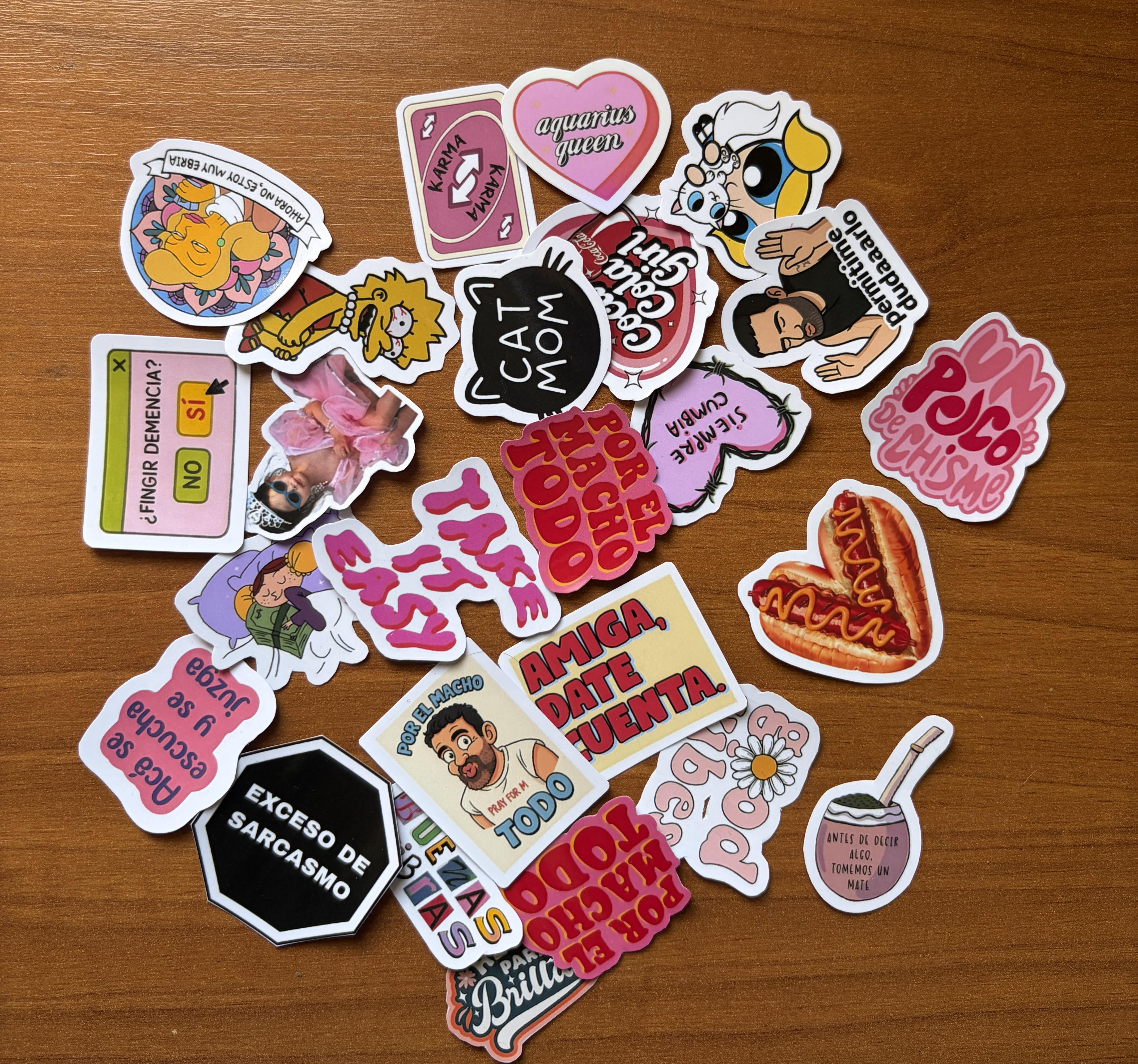 Plancha de Stickers 