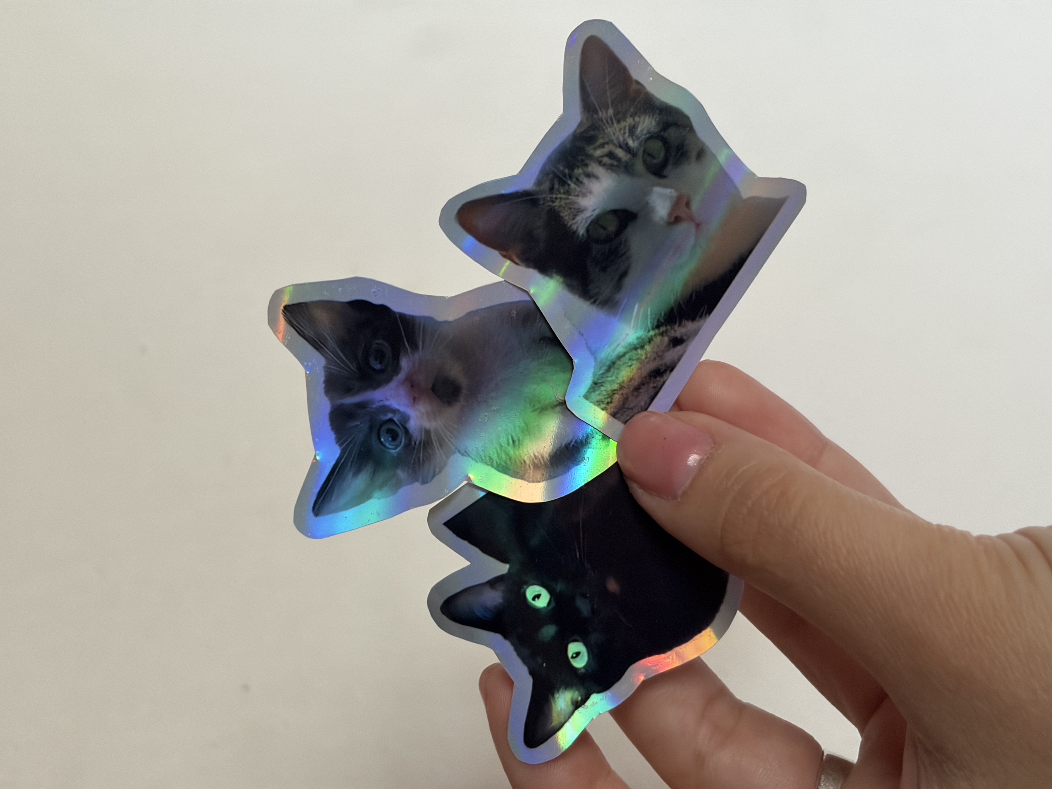 Plancha de Stickers Holográficos